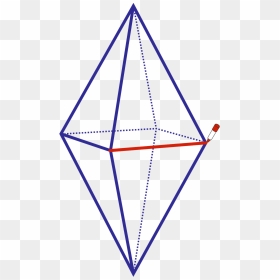 #pyramid #geometric #blue #3d #freetoedit, HD Png Download - 3d pyramid png