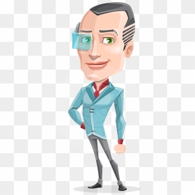 Shane The Dimplomatic Future Guy - Futuristic Cartoon Characters, HD Png Download - guy fawkes png