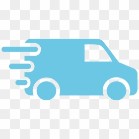 Delivery Van Icon Png, Transparent Png - fast shipping png