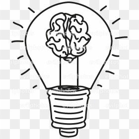 Brain Drawing Vector And Stock Photo - Brain Drawing, HD Png Download - brain .png