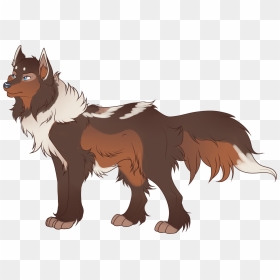 Dog Transparent Wolf Design Drawing Pictures Png Dog - Brown Wolf Pup Anime, Png Download - wolf transparent png