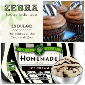 3 Zebra Foods Kids Love Zebra Stripes - Buttercream, HD Png Download - zebra stripes png