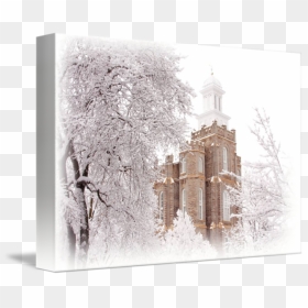 Logan Temple Gallery Wrap Canvas Photography - Logan Utah Temple, HD Png Download - lds temple png