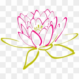Lotus Flower Graphic Png - Abstract Flower Clip Art, Transparent Png - lotus flower graphic png