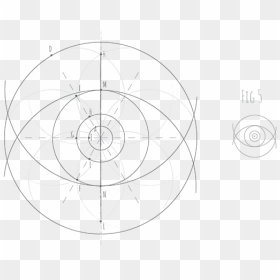 How To Draw A Human Eye Fig - Circle, HD Png Download - human eye png