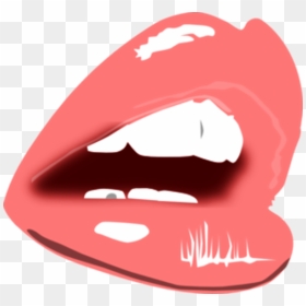 Human Lips Png - Mouth Drawing Easy Talking, Transparent Png - lips png transparent
