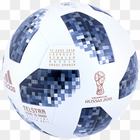 Adidas Telstar 18 World Cup Official Match Soccer Ball - Adidas Telstar 18 Blue, HD Png Download - russia 2018 png