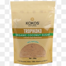 Tropikoko Organic Coconut Sugar 250gms - Brown Rice, HD Png Download - brown rice png