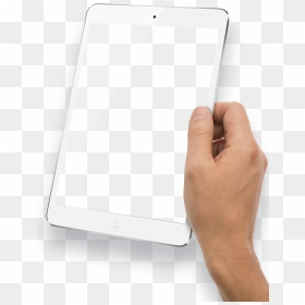 Monitor Vector Png Transparent Image - Transparent Ipad In Hand, Png Download - hand holding something png