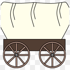 Wagon Clipart Clip Art - Oregon Trail Drawing Wagon, HD Png Download - covered wagon png