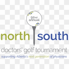 North South Golf Tournament Logo92 - Sign, HD Png Download - north sign png
