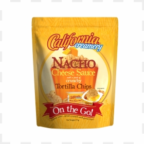 California Creamery Nacho Cheese Sauce And Tortilla, HD Png Download - nacho png