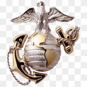 Transparent Emblem Marine Corp League Seacoast - Usmc Marine Corps Logo, HD Png Download - marine corps emblem png