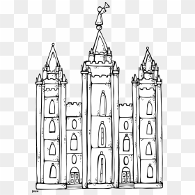 Lds Temple Clip Art Clipart Best Cliparts Co - Drawing, HD Png Download - lds temple png