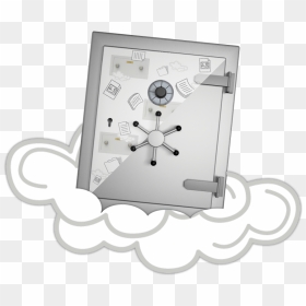 Safe Cloud Them V01 - Data Security, HD Png Download - bank vault png