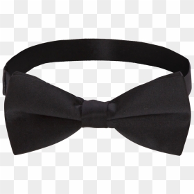 Plain Satin Bow Tie - Formal Wear, HD Png Download - white bow tie png