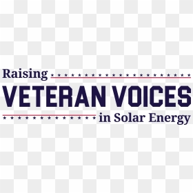 Raising Veteran Voices In Solar Energy - Calligraphy, HD Png Download - veterans png