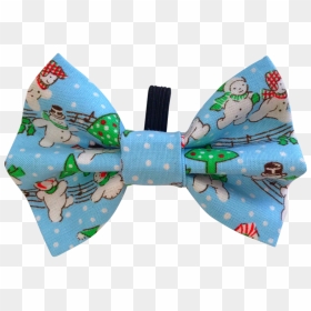 Party At The North Pole Blue Bow Tie © - Paisley, HD Png Download - blue bow tie png