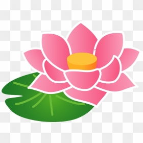 Lotus Flower Clipart, HD Png Download - lotus flower graphic png
