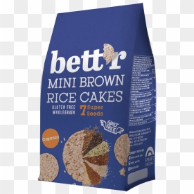 Mini Brown Rice Cakes 7 Super Seeds - Brown Rice, HD Png Download - brown rice png