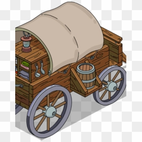 American Frontier Wagon, HD Png Download - covered wagon png
