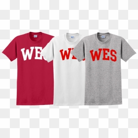 Wes Cotton Printed Tshirt - Active Shirt, HD Png Download - tshirt outline png