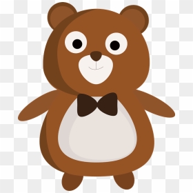 Cute Bear With Bow Tie Clipart - Çizgi Ayı Resmi, HD Png Download - bow tie clipart png