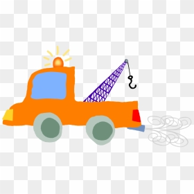 Crooked Car Crane 1 On Its Way To Finally Tow The Weasel - Cranes Car Cartoon, HD Png Download - weasel png