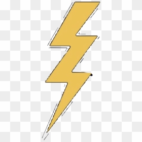 Transparent Yellow Lightning Bolt Clipart - Vsco Stickers Transparent Background, HD Png Download - lightning bolt transparent png