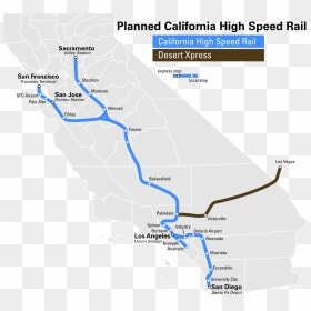 California High Speed Train System, HD Png Download - blank las vegas sign png