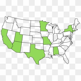 Usa Blank Map Transparent, HD Png Download - lilypad png