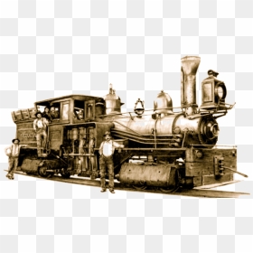 On April 18, 2015, The Ontario Narrow Gauge Show Holds - Steam Engine, HD Png Download - old train png