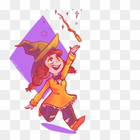 “my Witchsona I Would Be Very Excited About Magic And - Cartoon, HD Png Download - shocked patrick png