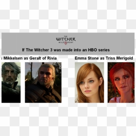 Transparent Emma Stone Png - Witcher 3: Wild Hunt, Png Download - actors png