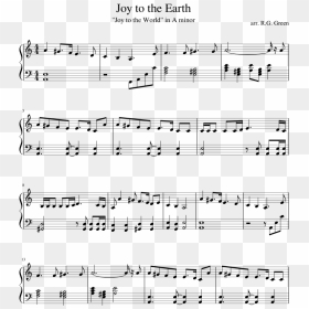 Transparent Joy To The World Png - Sheet Music, Png Download - joy to the world png
