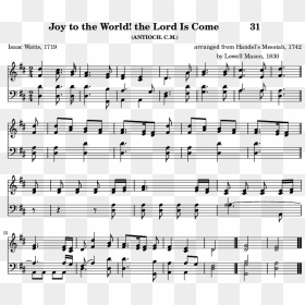 Version "2 - 16 - - Spartito Joy To The World The Lord, HD Png Download - joy to the world png