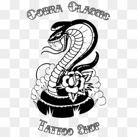 Cobra Classic Tattoo Tattoo Artist Clip Art - Classic Tattoos Black And White Png, Transparent Png - snake tattoo png