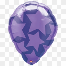 Purple Stars - Balloon, HD Png Download - purple stars png
