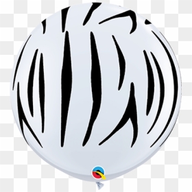 Balloon, HD Png Download - zebra stripes png