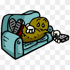 Couch Potato Clipart - No More Couch Potato, HD Png Download - couch potato png