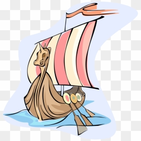 Vector Viking Ship, HD Png Download - viking ship png