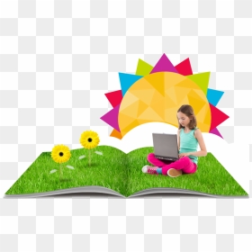 Slide One Image - Kids Learning Png, Transparent Png - kids reading png