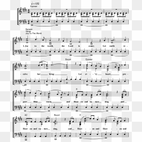 Apocalyptica Faraway Piano Sheet Music, HD Png Download - joy to the world png