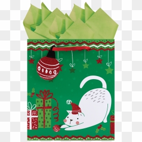 Illustration, HD Png Download - green christmas ribbon png