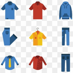 Vector Clothes Illustrator - Transparent Background Clothing Png, Png Download - clothes icon png