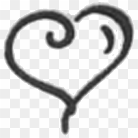 Transparent Black Heart Outline Png - Infant, Png Download - black heart outline png