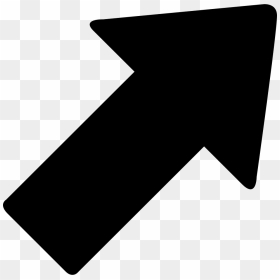 Cursor Arrow - Arrow Pointing Up To The Right, HD Png Download - cursor arrow png