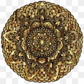 Brass,metal,mandala - Circle, HD Png Download - seaweed clipart png