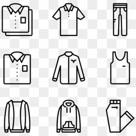 Vector Clothes Icon - Clothing Icon Pack, HD Png Download - clothes icon png