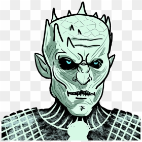 White Walker King Cartoon, HD Png Download - game of thrones throne png